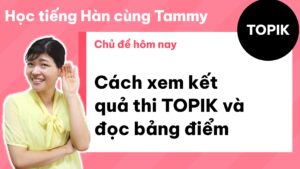 Cách xem kết quả thi TOPIK và đọc bảng điểm
