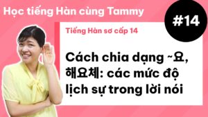 [ Tiếng Hàn sơ cấp 14 ] Cách chia dạng ~요, 해요체: các mức độ lịch sự trong lời nói